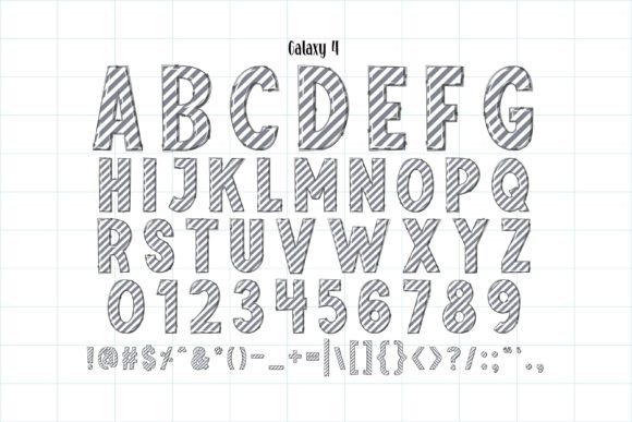 Galaxy Font - Preview 3