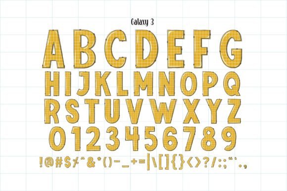 Galaxy Font - Preview 4