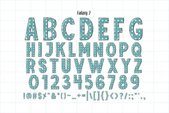 Galaxy Font - Preview 5