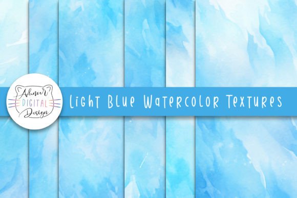 Light Blue Watercolor Textures