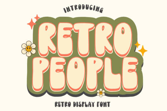 Retro People Font