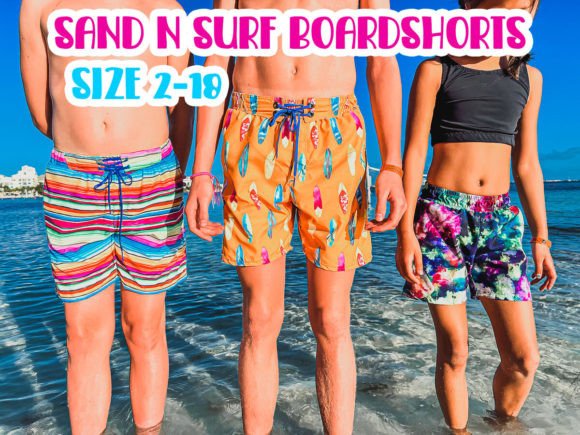 Sand N Surf Kids Boardshort Pdf Pattern