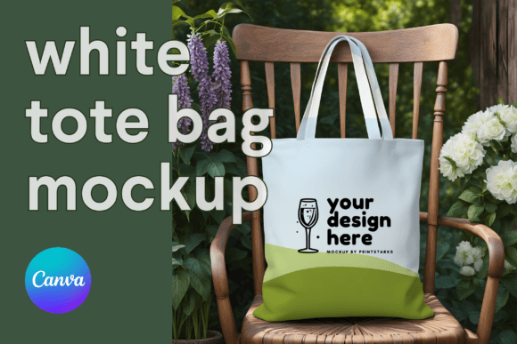 Tote Bag Canva Mockup Totebag Mock Up