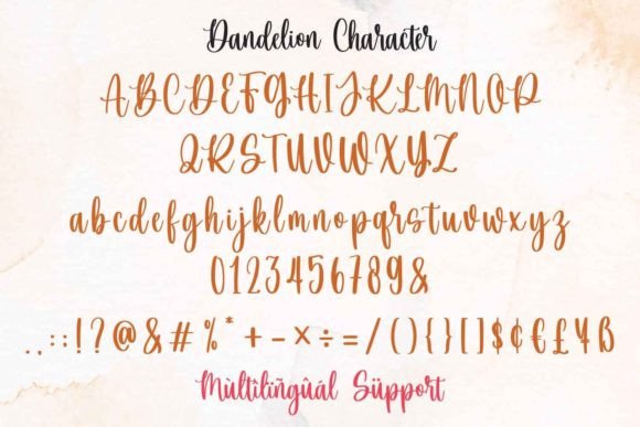 Dandelion Font - Preview 6