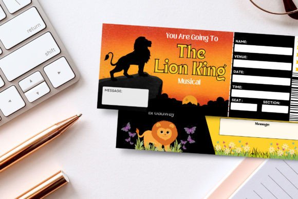 Editable the Lion King Broadway Surprise