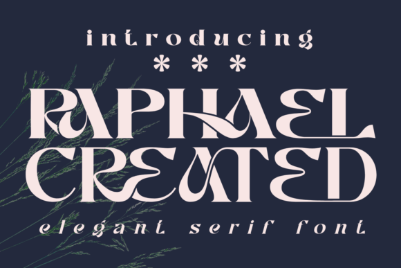 preview of Raphael Created Font