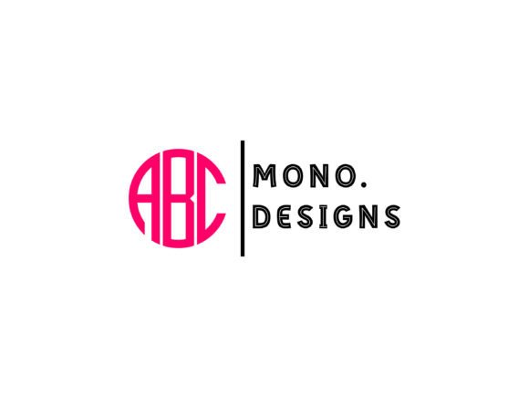 Real Monogram Font PNG with transparent background - Preview 4