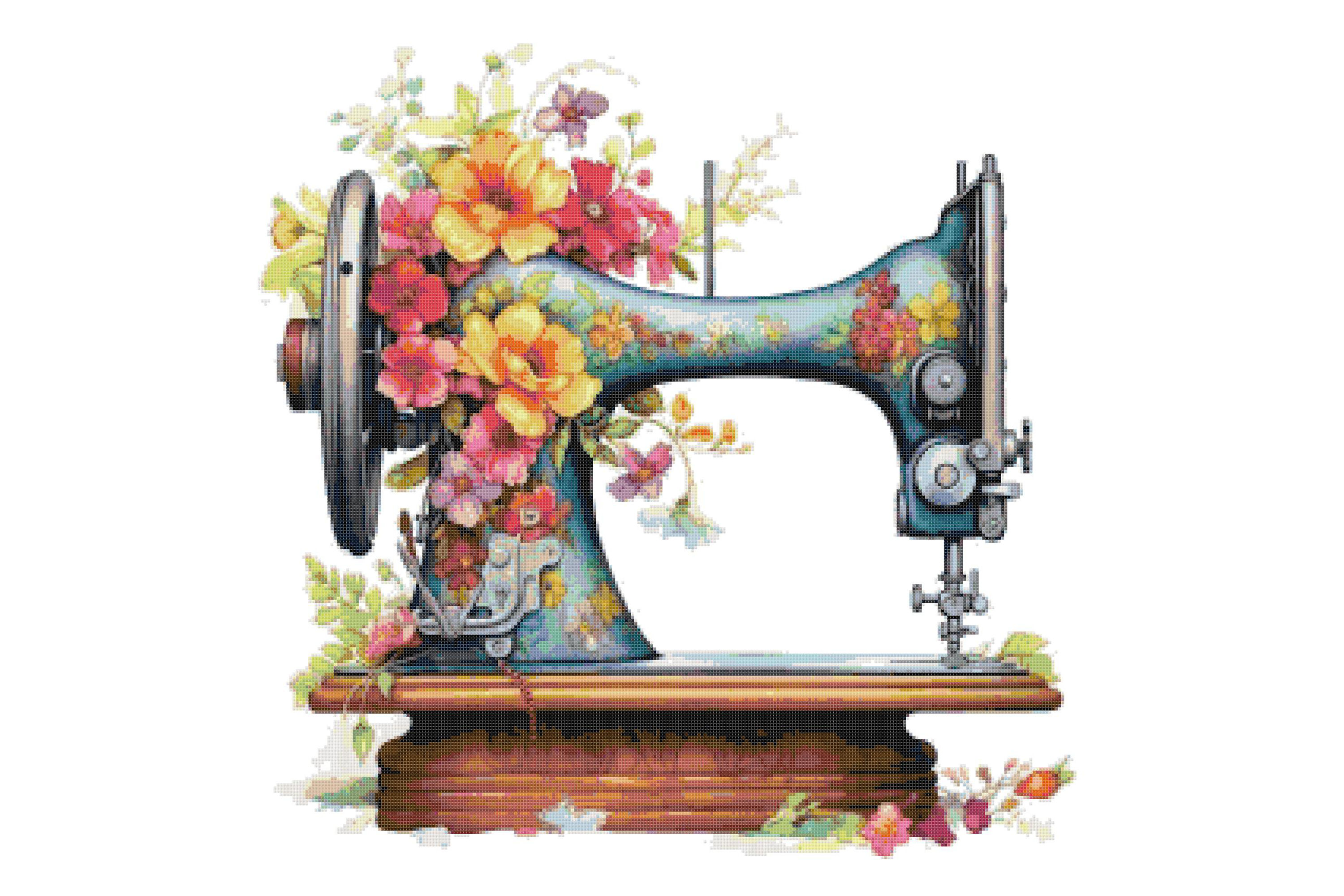 Sewing Room Counted Cross Stitch Pattern