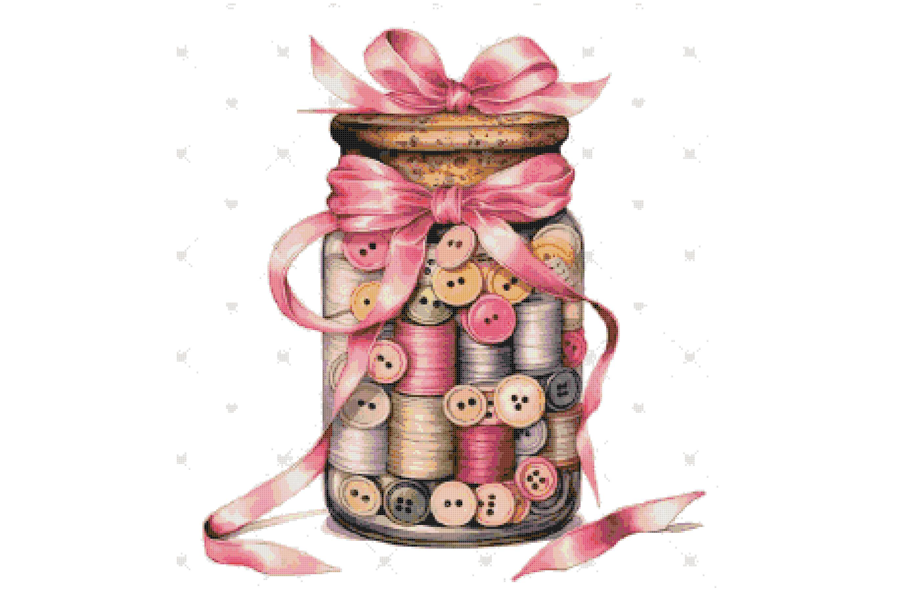 Sewing Threads Counted Cross Stitch PDF