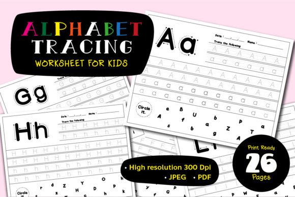 Alphabet Tracing Worksheet