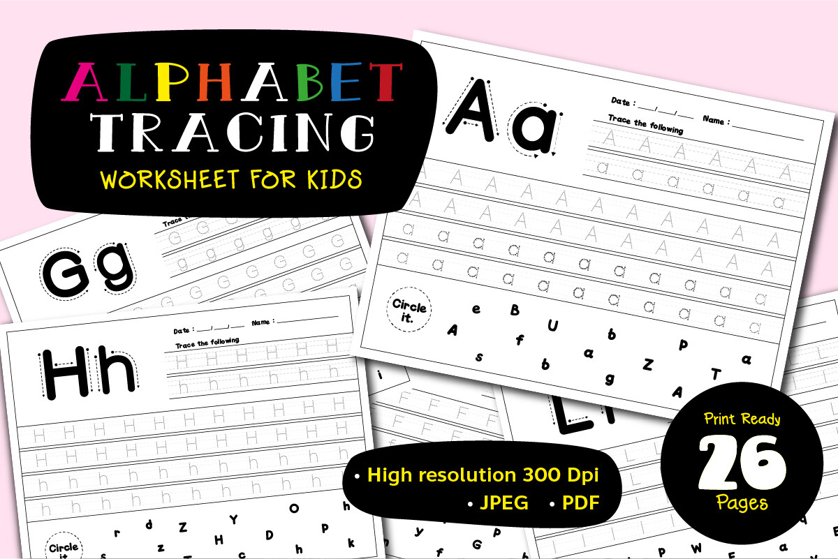 Alphabet Tracing Worksheet