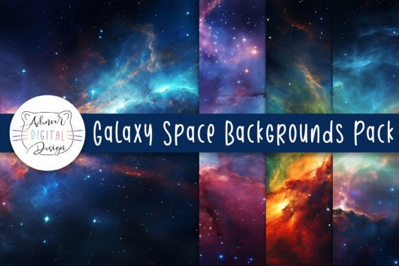 Galaxy Space Backgrounds Pack