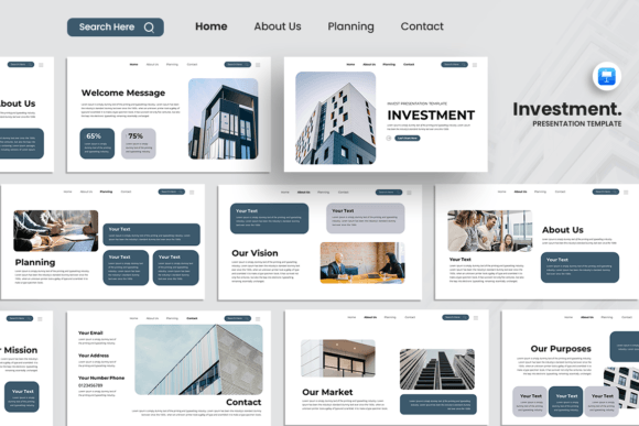 Investment Dashboard Keynote Template