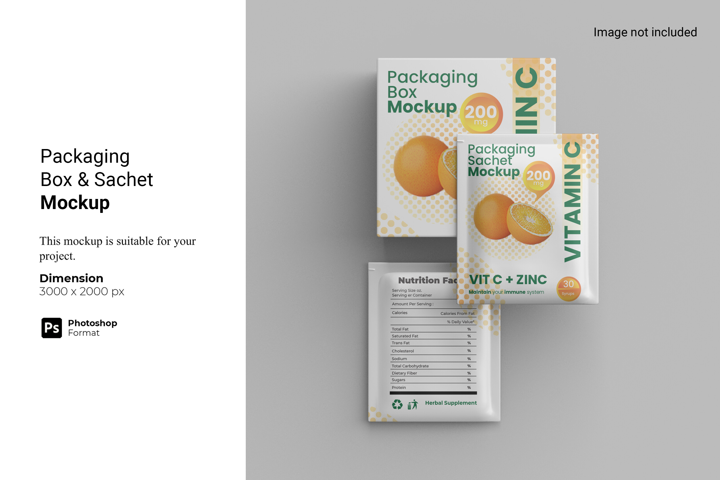 Packaging Box and Sachet Mockup Graphic by Ian Mikraz · Creative Fabrica