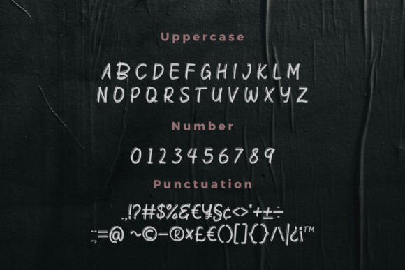 Shagrush Font PNG with transparent background - Preview 5