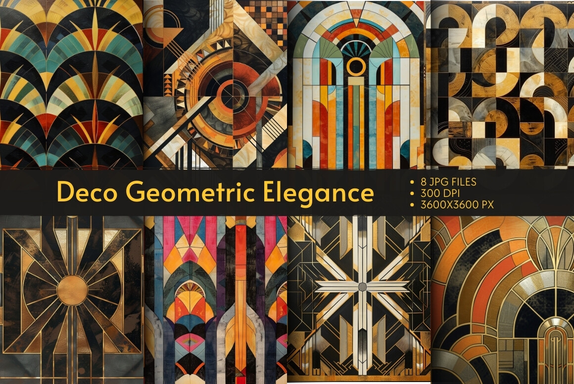 Deco Geometric Elegance