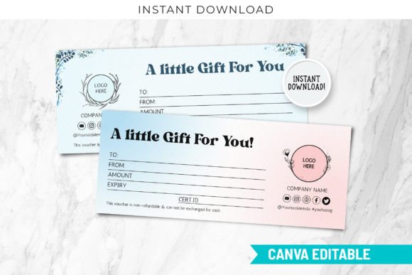 Editable Gift Certificate Template