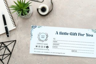 Editable Gift Certificate Template Graphic by SnapyBiz · Creative Fabrica
