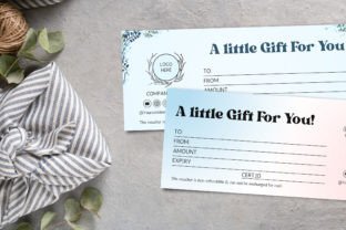 Editable Gift Certificate Template Graphic by SnapyBiz · Creative Fabrica