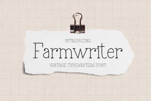 Farmwriter Font - Preview 1