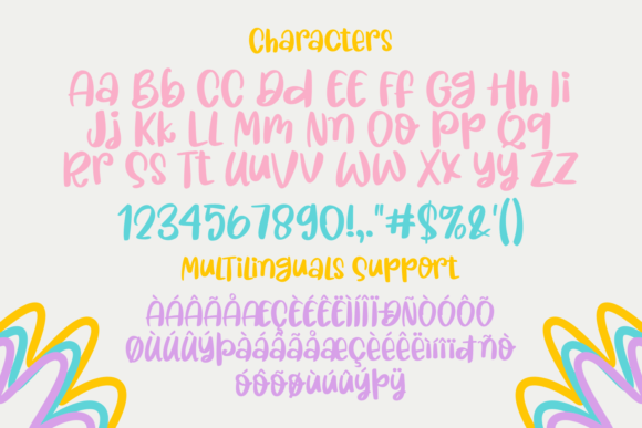 Mango Quirky Font PNG with transparent background - Preview 5