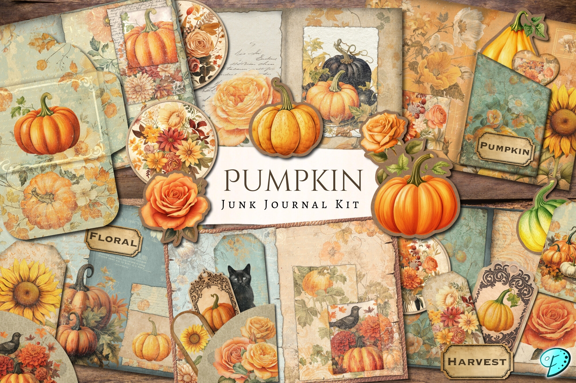 Pumpkin Junk Journal Kit