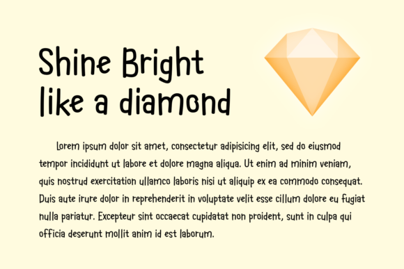 Always Shining Font - Preview 2
