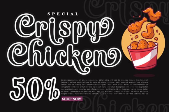 Chocolate Banana Font PNG with transparent background - Preview 1