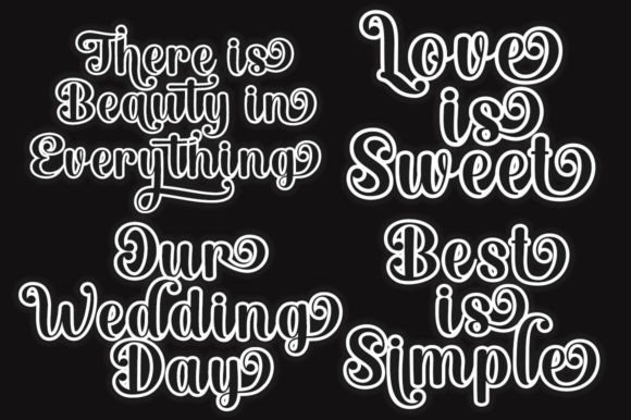 Chocolate Banana Font PNG with transparent background - Preview 5