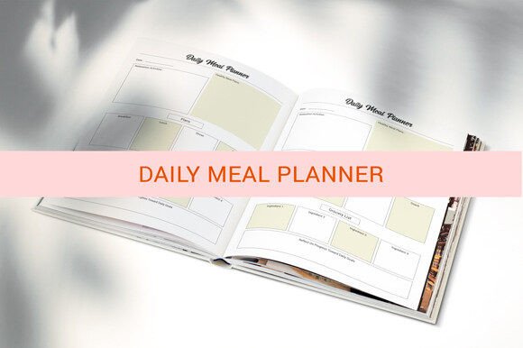 Daily Meal Planner Kdp Printable