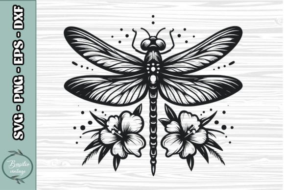 Floral Dragonfly SVG Bundle Bundle · Creative Fabrica