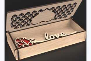 Laser Cut Rose Box Svg Files · Creative Fabrica