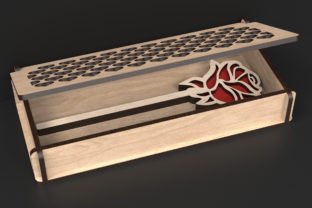 Laser Cut Rose Box Svg Files · Creative Fabrica