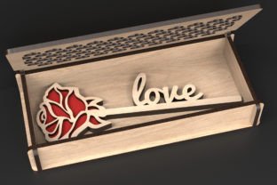 Laser Cut Rose Box Svg Files · Creative Fabrica