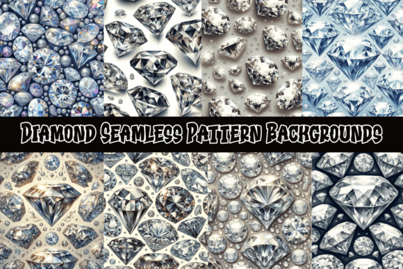 Website Background Image Diamond Pattern Diamond Seamless Pattern Backgrounds Graphic by charmsnkissesXOXO ...