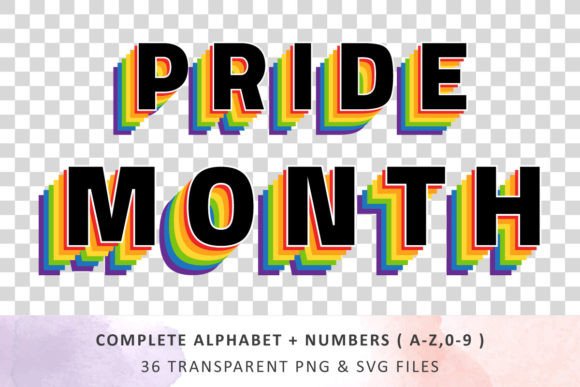 Happy Pride Month Font - Preview 5
