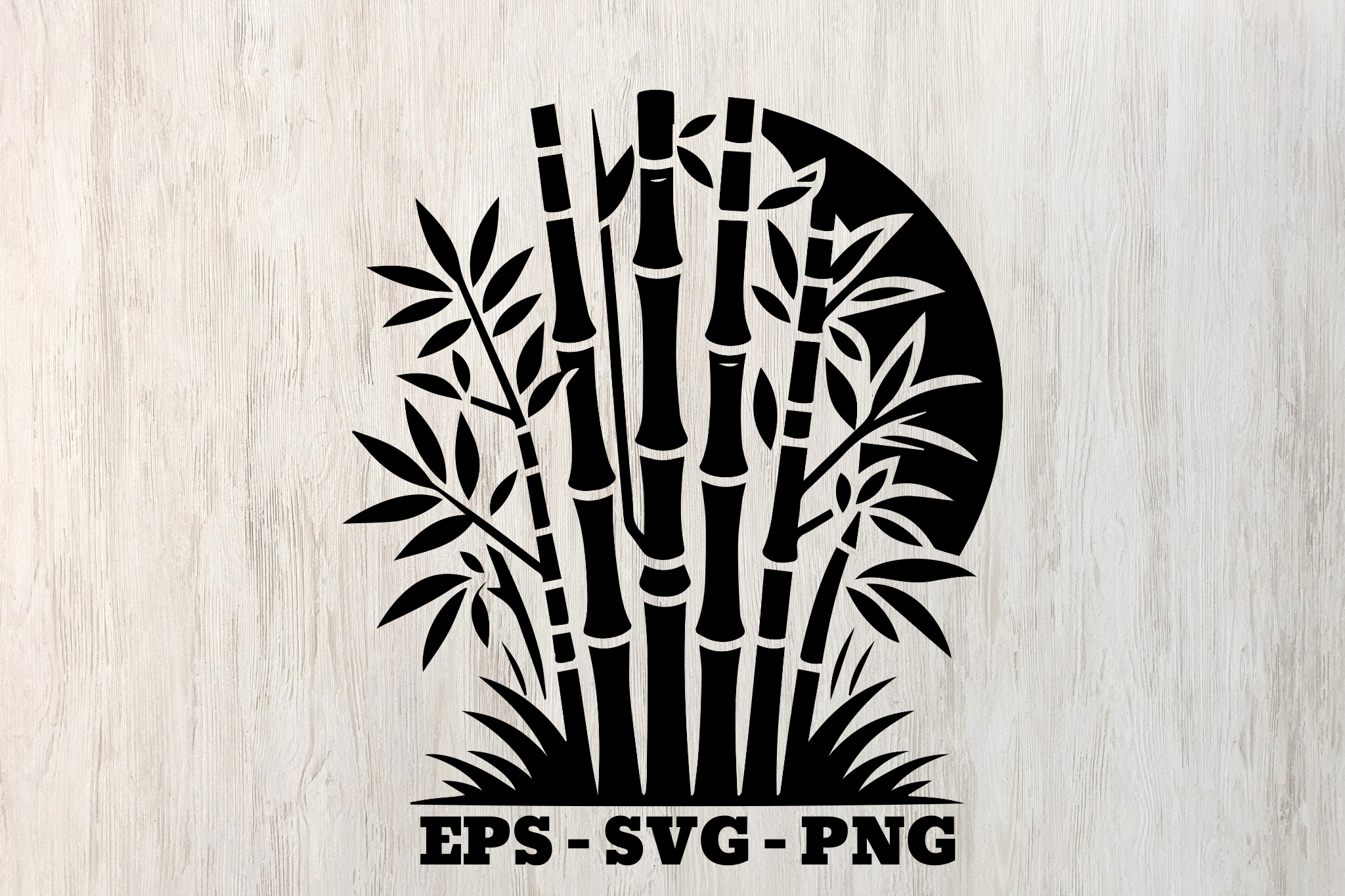 Bamboo Silhouette SVG Graphic by craftsmaker · Creative Fabrica