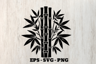 Bamboo Silhouette SVG Graphic by craftsmaker · Creative Fabrica