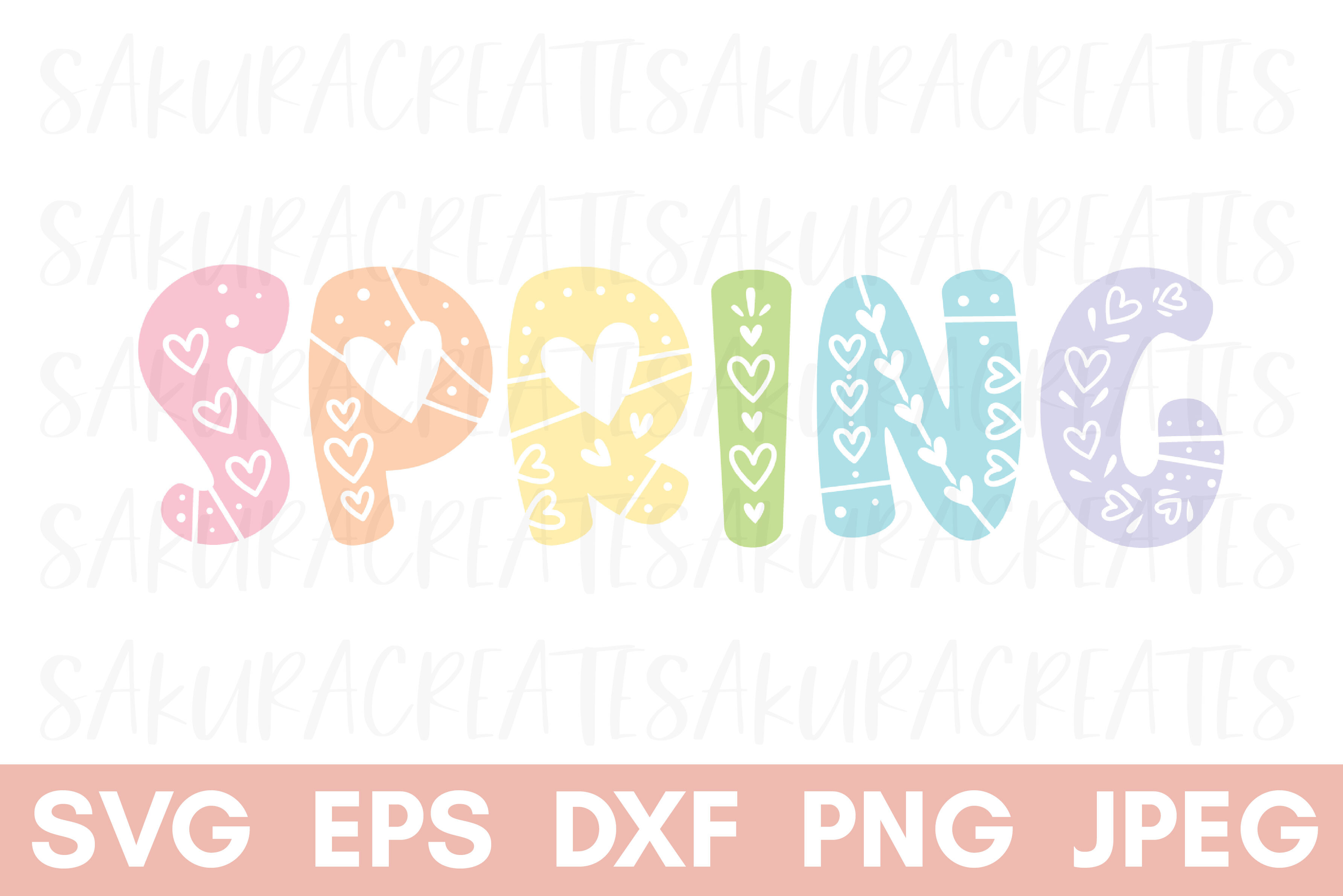 Spring Graphic Flower Graphic Easter Graphic by SakuraCreateStudio ...
