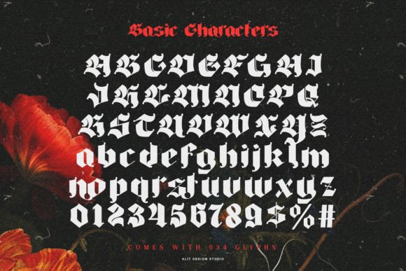 Big Fat Gothic Font - Preview 5