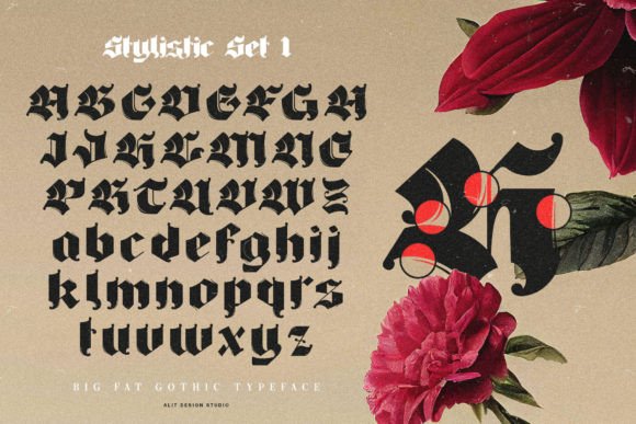 Big Fat Gothic Font - Preview 6