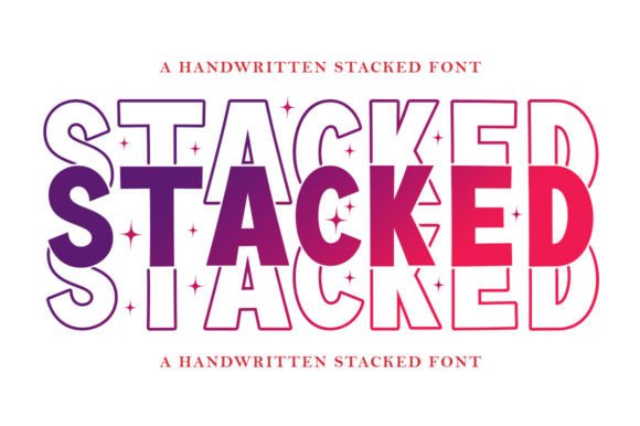 Dreamer Stacked Font - Preview 3