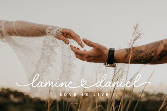 Dear Love Font - Preview 2