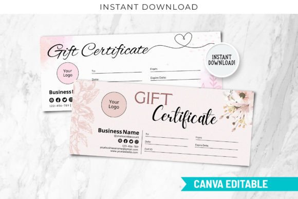 Editable Printable Gift Certificate
