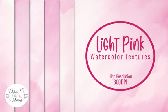 Light Pink Watercolor Textures
