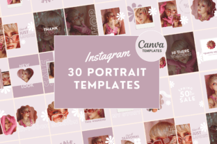 Pastel Pink Instagram Templates Graphic by Ali's SVG Shop · Creative ...