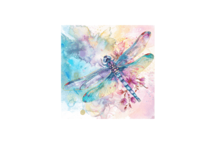Spring Dragonfly Background Graphic by pcudesigns · Creative Fabrica