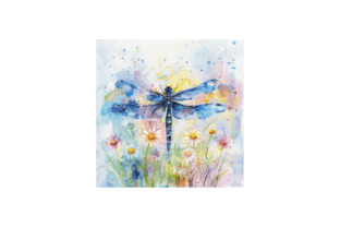 Spring Dragonfly Background Graphic by pcudesigns · Creative Fabrica