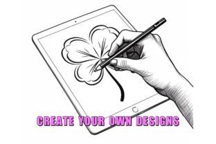 50 Clovers Procreate Stamps Brushes Graphic by ProcreateSale · Creative ...