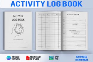 Activity Log Book | KDP Interior Graphic by Book2Bees · Creative Fabrica